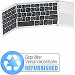 GeneralKeys Faltbare Tastatur mit Bluetooth, Touchpad für Androi Versandrückläufer GeneralKeys Tastaturen mit Touchpads und Bluetooth, für Android, iOS & Windows