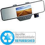 NavGear Full-HD-Rückspiegel-Dashcam, G-Sensor, 4.3"-TFT (Versandrückläufer) NavGear Rückspiegel-Dashcams
