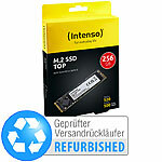 Intenso Top M.2-SSD-Festplatte (2280) mit 256 GB, Versandrückläufer Intenso M.2-SSD-Festplatten