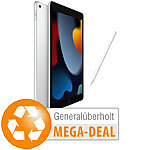 Apple iPad 9. Gen. 64 GB, WiFi+Cellular +Stylus Pen (generalüberholt) silber Apple  