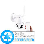 7links WLAN-IP-Full-HD-Kamera, Nachtsicht (Versandrückläufer) 7links WLAN-IP-Nachtsicht-Überwachungskameras, dreh- und schwenkbar, für Echo Show