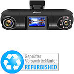 NavGear QHD-Dual-Dashcam mit 2 Kameras, Versandrückläufer NavGear 