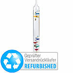 PEARL Dekoratives Retro  Galileo-Thermometer, Versandrückläufer PEARL Galileo-Thermometer