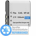 Somikon Li-Ion-Akku für 4K-UHD-Camcorder DV-860.uhd,Versandrückläufer Somikon 4K-UHD-Camcorder mit Touch-Display