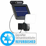 Luminea Solar-LED-Wandfluter für außen, PIR-Sensor, 5,4 Versandrückläufer Luminea