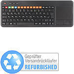 GeneralKeys Funk-Tastatur m. Touchpad, für Smart-TVs, PC, PS3/4(Versandrückläufer) GeneralKeys Funktastaturen für Smart-TVs, PCs und Spielekonsolen