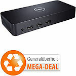 Dell Dockingstation Dell D3100 Ultra HD Triple Video (generalüberholt) Dell Notebook Dockingstations