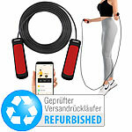 PEARL sports Smartes Kugellager-Springseil, Bluetooth, App,Versandrückläufer PEARL sports Premium-Kugellager-Springseile mit Bluetooth und App