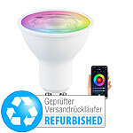Luminea Home Control LED-Spot GU10, RGB-CCT, 4,8W (ersetzt 35W), Versandrückläufer Luminea Home Control 