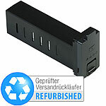 Simulus Ersatz-Akku für faltbaren GPS-Quadrocopter, Versandrückläufer Simulus Faltbarer GPS-WLAN-Quadrokopter mit Gimbal-Kameras