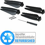 Simulus Ersatz-Rotoren-Set für faltbaren GPS-Quadrocopter, Versandrückläufer Simulus Faltbarer GPS-WLAN-Quadrokopter mit Gimbal-Kameras
