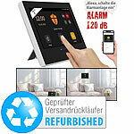 VisorTech WLAN-/4G-Alarmanlage, IPS-Touch-Display, App, Sirene,Versandrückläufer VisorTech WLAN-Alarmanlagen mit 4G-Anbindung und Sprachsteuerung