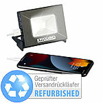 KryoLights 2in1-LED-Fluter und Powerbank, Solar-Panel, Versandrückläufer KryoLights LED-Fluter mit Powerbanks und Solar-Panels