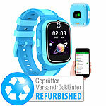 TrackerID 4G-GPS-Kinder-Smartwatch, Videoanruf, Versandrückläufer TrackerID 4G-GPS-Kinder-Smartwatches mit Videoanruf, Herzfrequenz- und SpO2-Messung
