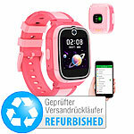 TrackerID 4G-GPS-Kinder-Smartwatch, Videoanruf, Versandrückläufer TrackerID 4G-GPS-Kinder-Smartwatches mit Videoanruf, Herzfrequenz- und SpO2-Messung