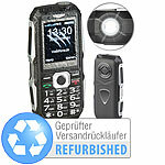 simvalley MOBILE 4G-Outdoor-Handy, IP67, Dual-SIM, Radio, Versandrückläufer simvalley MOBILE 
