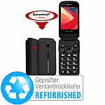 simvalley MOBILE 4G-Senioren-Klapphandy mit 2,8"-Farbdisplay, Versandrückläufer simvalley MOBILE 4G-Senioren-Klapphandys mit Garantruf Easy und Dual-SIM