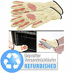 Rosenstein & Söhne 2er-Set Sicherheits-Handschuh, Hitze- Versandrückläufer Rosenstein & Söhne 3in1-Sicherheits-Handschuhe