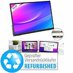auvisio Mobiler 15,6"/39,6 cm IPS-Superslim-Monitor, Full HD,Versandrückläufer auvisio Mobile IPS-Full-HD-Monitore mit Standfuß