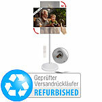 auvisio Mobiler Smart-Bildschirm mit 23,8", Android 13, Versandrückläufer auvisio Mobiler Streaming Bildschirme mit Touch, Akku, HDMI, Android, Fernbedienung