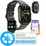 newgen medicals Fitness-Smartwatch mit 1,93" Display, Versandrückläufer newgen medicals Smartwatches Fitnessuhren mit Telefon-Freisprechfunktion