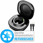 newgen medicals Powerbank-Ladecase für Fitnesstracker-Ring, Versandrückläufer newgen medicals Fitnesstracker-Ringe, Sp02, Herzfrequenz, Schlafanalyse