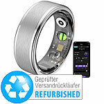 newgen medicals Fitnesstracker-Ring, Sp02, Herzfrequenz, Versandrückläufer newgen medicals Fitnesstracker-Ringe, Sp02, Herzfrequenz, Schlafanalyse
