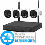 VisorTech Plug-&-Play-Überwachungssystem,  Versandrückläufer VisorTech 