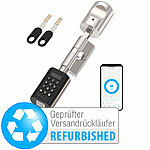 VisorTech Elektronischer Tür-Schließzylinder mit PIN-Code, Versandrückläufer VisorTech Elektronische Tür-Schließzylinder mit Bluetooth, Zahlen-Code, Schlüssel & App 