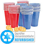 infactory Trinkspiel-Set Bier Pong mit 60 Bechern Versandrückläufer infactory Trinkspiel-Sets