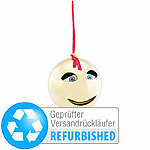 infactory Singende und sprechende Weihnachtsbaumkugel, Versandrückläufer infactory Singende Weihnachtsbaumkugeln