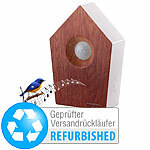 PEARL Vogelgesang-Box mit Bewegungssensor, 120 s Spielzeit,Versandrückläufer PEARL Vogelgesang-Boxen mit Bewegungs-Sensor 