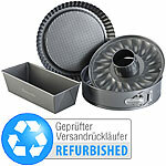 Rosenstein & Söhne 5-teiliges antihaftbeschichtetes Backformen-Set, Versandrückläufer Rosenstein & Söhne 