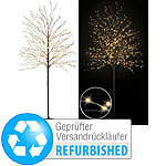Lunartec LED-Deko-Baum mit 900 LED-Knospen, 150 cm, Versandrückläufer Lunartec Große LED-Bäume für innen und außen 