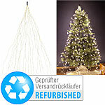 Lunartec Christbaum-Überwurf-Lichterkette, Versandrückläufer Lunartec Außen Weihnachtsbaum-Überwurf-Lichterketten