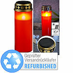 PEARL XXL-Solar-LED-Grabkerze mit Dauerlicht, Versandrückläufer PEARL LED-Solar-Grablichter