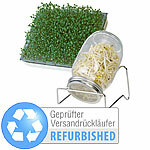 Royal Gardineer Keimglas mit Metall-Ständer, Versandrückläufer Royal Gardineer Keimgläser