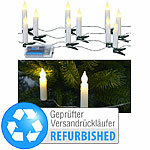PEARL LED-Tannenbaum-Lichterkette, 10 Kerzen, Versandrückläufer PEARL LED-Weihnachtsbaumkerzen-Lichterketten