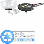 Rosenstein & Söhne 3in1-Crêpe-, Popcornmaker und elektrische Pfanne, Versandrückläufer Rosenstein & Söhne 3in1-Crêpe-, Popcornmaker und elektrische Pfannen