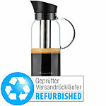 Rosenstein & Söhne Cold-Brew-Kaffeebereiter aus Glas, Versandrückläufer Rosenstein & Söhne Cold-Brew-Kaffeebereiter