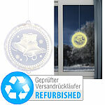 Lunartec Weihnachtliches Fenster-Licht mit Glocken-Motiv, Versandrückläufer Lunartec LED-Weihnachts-Dekorationen