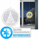 Lunartec Weihnachtliches Fenster-Licht, Versandrückläufer Lunartec LED-Weihnachts-Dekorationen