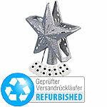 infactory LED-Weihnachtsstern-Baumspitze mit Projektor, Versandrückläufer infactory LED-Weihnachtsstern-Baumspitzen mit Projektoren