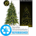 infactory Künstlicher Premium-Weihnachtsbaum mit 3000 LEDs, Versandrückläufer infactory
