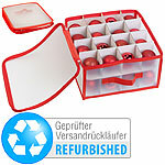infactory Aufbewahrungsbox für 32 Christbaumkugeln, Versandrückläufer infactory Aufbewahrungsboxen für Christbaumkugeln