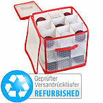 infactory Aufbewahrungsbox für 27 Christbaumkugeln bis 10 cm, Versandrückläufer infactory Aufbewahrungsboxen für Christbaumkugeln