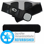 newgen medicals 2in1-Akku-Bauchmuskeltrainer-Gürtel, Versandrückläufer newgen medicals Massagegürtel