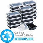 Rosenstein & Söhne 20er-Set Lebensmittel-Boxen mit Deckeln, 800 ml, Versandrückläufer Rosenstein & Söhne Lunchbox-Sets