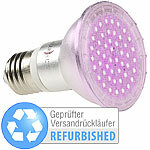 Lunartec LED-Pflanzenlampe mit 48 LEDs, 50 Lumen, E27, Versandrückläufer Lunartec 