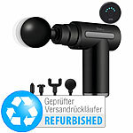 newgen medicals Kompaktes Akku-Hand-Massagegerät mit 4 Aufsätzen, Versandrückläufer newgen medicals Akku-Massagepistolen